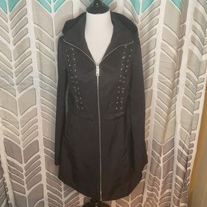 Guess Black Jacket Rain Coat.... Never Worn